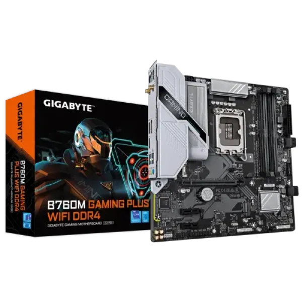 GIGABYTE B760M GAMING PLUS WIFI DDR4 Micro ATX Motherboard
